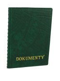 Eleganckie Etui Na Karty Dokumenty Dowód Rejestracyjny Polska Galanteria (PL) Duże Pionowe "Dokumenty" K2 12 x 9 [cm]