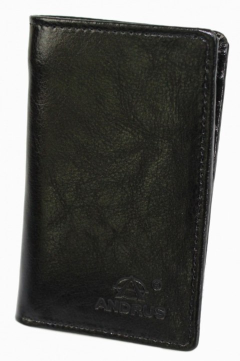 Etui na dokumenty ANDRUS (PL) Dwie Części Na Nap Skóra Naturalna RIFD 13 x 8 [cm]