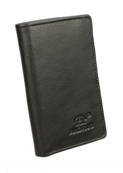 Etui na dokumenty ANDRUS (PL) Dwie Części Na Nap Skóra Naturalna RIFD 13 x 8 [cm]