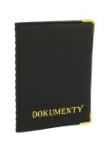 Etui Na Karty Dokumenty Polska Galanteria (PL) Duże Skóra Włoska Złote Okucia Matowe K21 12 x 9 [cm]