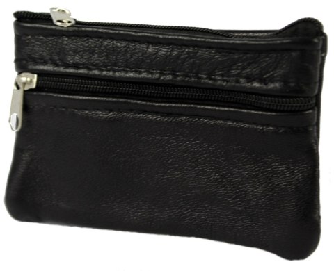 Etui Na Klucze Skórzane Polska Galanteria (PL) Skóra Naturalna Dwa Zamki Na Jeden Komplet Kluczy 2S 11,5 x 8,5 x 1 [cm]