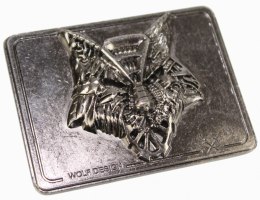 Klamra Bezniklowa Do Paska Sprzączka Pełna Blaszka Z Bolczykiem 40 mm Metalowa Solidna KBOL40/59 