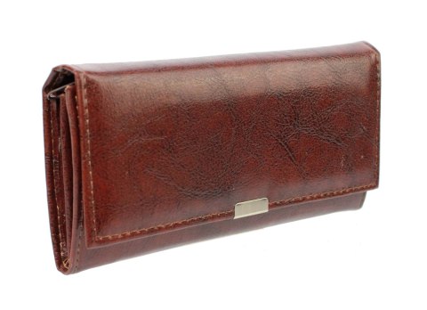 Klasyczny Portfel Damski HARO (PL) Poziomy Duży Skóra Włoska 17 x 9 [cm]