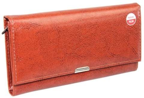 Klasyczny Portfel Damski HARO (PL) Poziomy Duży Skóra Włoska 17 x 9 [cm]