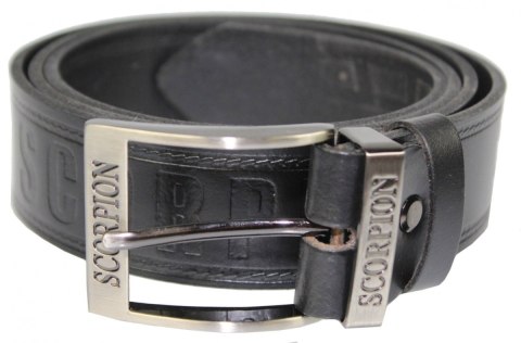 Pasek Męski Skórzany ARUCCE (PL) SCORPION Skóra Licowa 40 mm DW CZARNY Pasek Męski Skórzany ARUCCE (PL) SCORPION Skóra Licowa 40 mm DW CZARNY