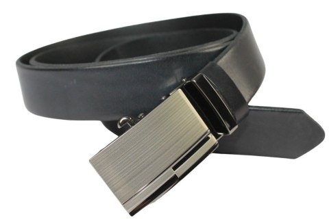 Pasek Męski Skórzany Arucce (PL) Skóra Licowa EXTRA 35 mm CZARNY Gładki Klamra Samozaciskowa Srebrna 9 Pasek Męski Skórzany Arucce (PL) Skóra Licowa EXTRA 35 mm CZARNY Gładki Klamra Samozaciskowa Srebrna 9