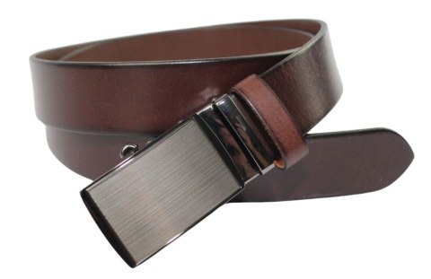 Pasek Męski Skórzany Arucce (PL) Skóra Licowa EXTRA 35 mm CZEKOLADOWY Gładki Klamra Samozaciskowa SREBRNA 34 Pasek Męski Skórzany Arucce (PL) Skóra Licowa EXTRA 35 mm CZEKOLADOWY Gładki Klamra Samozaciskowa SREBRNA 34
