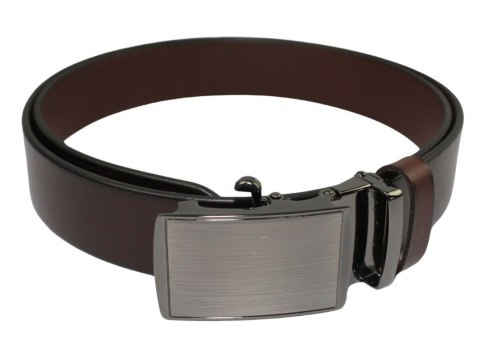 Pasek Męski Skórzany Arucce (PL) Skóra Licowa EXTRA 35 mm CZEKOLADOWY Gładki Klamra Samozaciskowa SREBRNA 34 Pasek Męski Skórzany Arucce (PL) Skóra Licowa EXTRA 35 mm CZEKOLADOWY Gładki Klamra Samozaciskowa SREBRNA 34