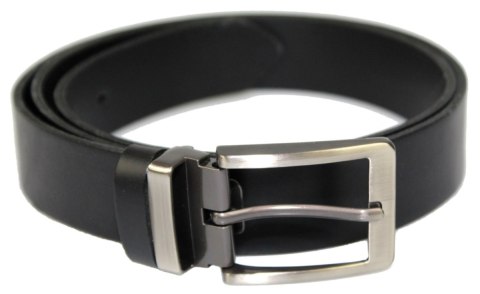 Pasek Skórzany ARUCCE (PL) Skóra Licowa EXTRA 35 mm CZARNY Gładki Klamra Nowoczesna Pasek Skórzany ARUCCE (PL) Skóra Licowa EXTRA 35 mm CZARNY Gładki Klamra Nowoczesna