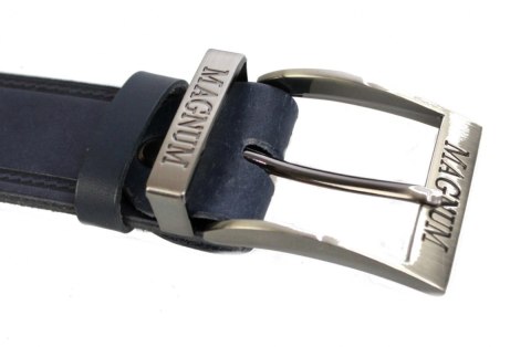 Pasek Skórzany ARUCCE (PL) Tłoczony Napis "MAGNUM" Skóra Licowa EXTRA 40 mm GRANATOWY Pasek Skórzany ARUCCE (PL) Tłoczony Napis "MAGNUM" Skóra Licowa EXTRA 40 mm GRANATOWY