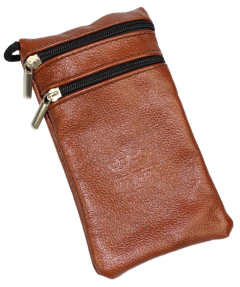 Paszportówka Skóra Naturalna 2 Zamki Średnia MAGRE (PL) Na Szyję Deluxe 18.5 x 11 x 2 [cm]