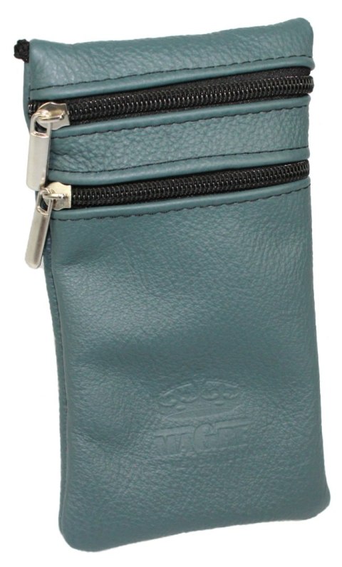 Paszportówka Skóra Naturalna 2 Zamki Średnia MAGRE (PL) Na Szyję Deluxe 18.5 x 11 x 2 [cm]