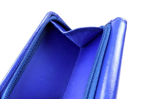 Portfel Damski Skórzany ANDRUS (PL) Skóra Licowa Suwak RIFD 12 x 9 x 3 [cm]