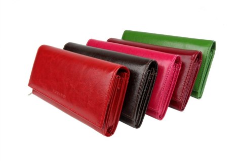 Portfel Damski Z.RICARDO (PL) Długi Max Na Suwak Skóra Naturalna Licowa ZR83 17,5 x 9,5 x 3[cm]