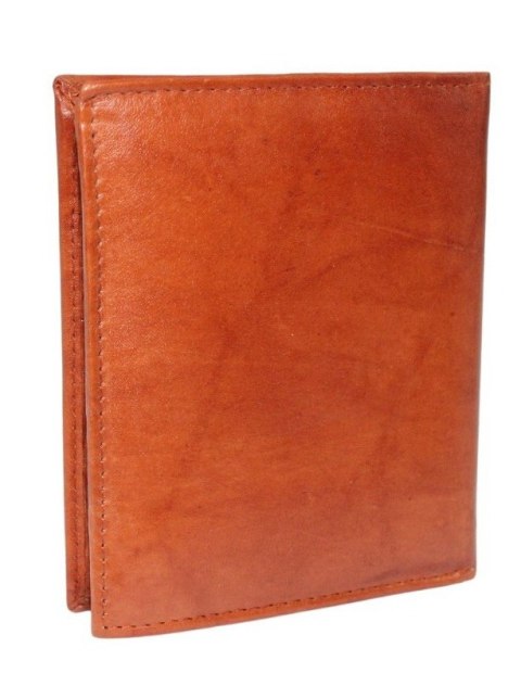 Portfel Męski Skórzany BAG STREET Skóra Naturalna Duży Pionowy Bez Zapięcia Dwa Skrzydełka 562 C 12,5 x 10 x 2,5 [cm]