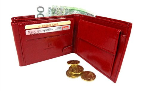 Portfel Męski WILMAR (PL) Poziomy Bez Zapinki Skóra Włoska WIL_P22 12,5 x 10 x 3 [cm]