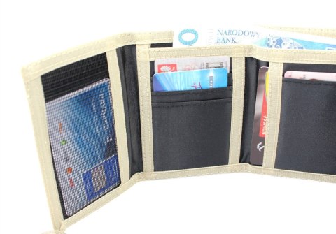 Portfel Parciany Sportowy X-TREME Materiałowy Duży Kieszonka Na Bilon Na Zewnątrz 12.5 x 10 x 2 [cm]