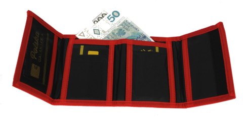 Portfel Parciany Sportowy X-TREME Materiałowy Duży Kieszonka Na Bilon Na Zewnątrz 12.5 x 10 x 2 [cm]