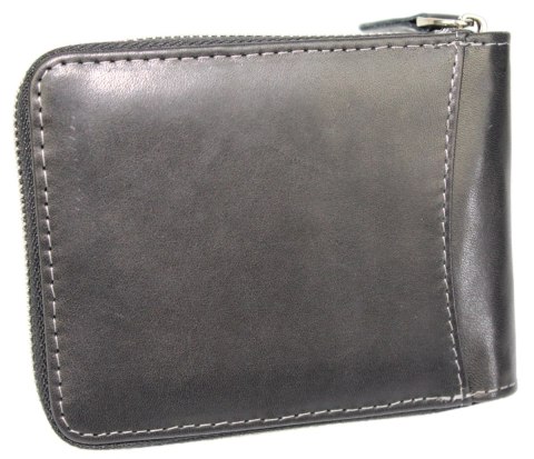 Portfel Skórzany Wild Skóra Licowa Średni Poziomy Metalowy Suwak RFID 5532 12 x 9 x 2  [cm]