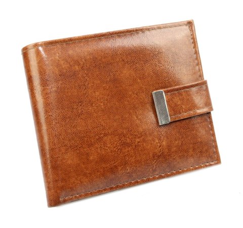 Portfel Uniwersalny HARO (PL) Poziomy Z Zapięciem Skóra Włoska Wygodny 11 x 9 [cm]