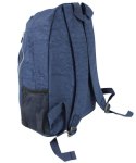 Praktyczny Plecak Materiałowy BAG STREET 2212 GRANATOWY 42 x 32 x 13cm 