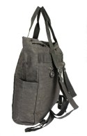 Praktyczny Plecak Torebka 2 w 1 BAG STREET 2247 POPIELATY