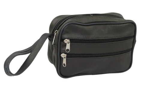 Saszetka Męska Skórzana Średnia MAGRE (PL) MACIEJ II Skóra Naturalna CZEKOLADOWA 20 x 13,5 x 8 [cm]