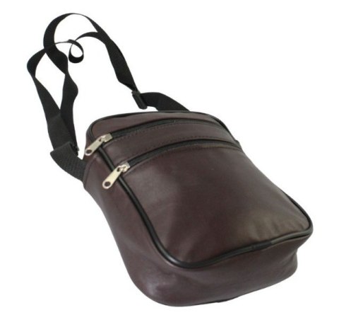 Skórzana Torba Męska JAKUB Skóra Naturalna Antoszczyk (PL) CZEKOLADOWY 21 x 17 x 5 [cm]