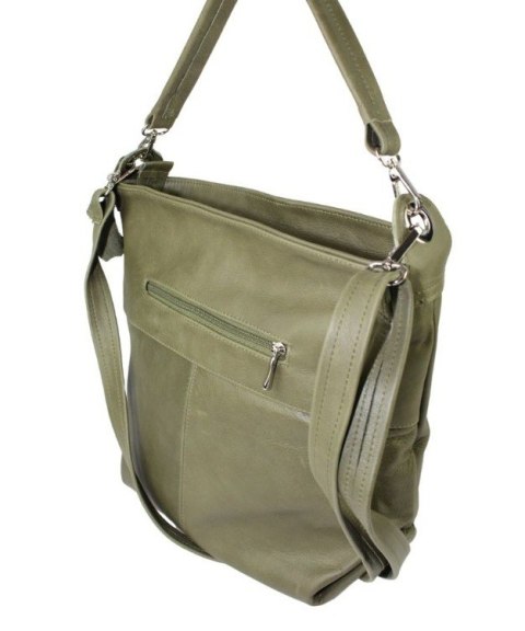 Torebka Skórzana Magre (PL) Skóra Naturalna FIONA OLIWKOWY