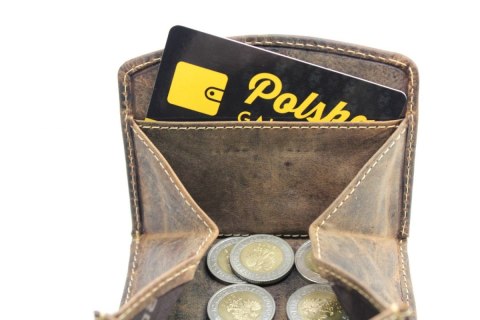 Portfel Uniwersalny Skórzany Jennifer Jones Skóra Licowa KOMIN PIEKIEŁKO JJ5492 10,5 x 9,5 x 2 [cm]