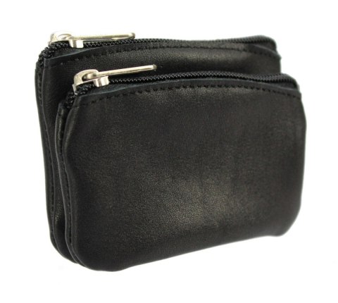 Etui Na Klucze Podwójne Portfelik Kluczówka POLSKA GALANTERIA (PL) Skóra Naturalna Na Jeden Komplet Kluczy 12 x 8 x 2,5 [cm]