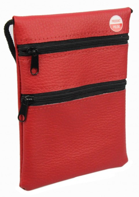 Paszportówka Na Szyję Skóra Włoska Haro (PL) 2 Zamki 15 x 11 x 1,5 [cm]