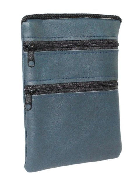 Paszportówka Na Szyję Skóra Włoska Haro (PL) 2 Zamki 15 x 11 x 1,5 [cm]