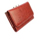 Portfel Damski ANDRUS (PL) 12 cm Klamra Skóra Włoska 12 x 9 x 2.5 [cm]