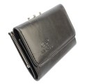 Portfel Damski ANDRUS (PL) 12 cm Klamra Skóra Włoska 12 x 9 x 2.5 [cm]