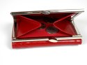 Portfel Damski ANDRUS (PL) 12 cm Klamra Skóra Włoska 12 x 9 x 2.5 [cm]