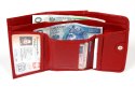 Portfel Damski ANDRUS (PL) 12 cm Klamra Skóra Włoska 12 x 9 x 2.5 [cm]