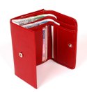 Portfel Damski ANDRUS (PL) 12 cm Klamra Skóra Włoska 12 x 9 x 2.5 [cm]