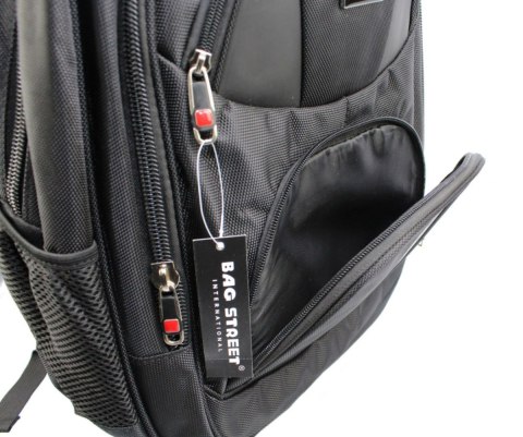 Solidny Plecak Bag Street ''DE LUXE'' Duży Z Funkcją Noszenia Laptopa BS4038 15'' Solidny Plecak Bag Street ''DE LUXE'' Duży Z Funkcją Noszenia Laptopa BS4038 15''