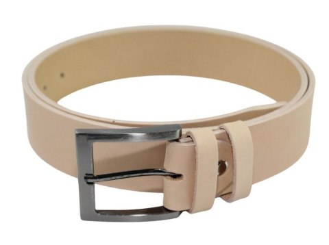 Pasek Męski Skórzany PAS-MAX (PL) Skóra Licowa EXTRA 40 mm Gładki CIELISTY Pasek Męski Skórzany PAS-MAX (PL) Skóra Licowa EXTRA 40 mm Gładki CIELISTY