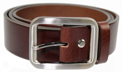 Pasek Skórzany Damski PAS-MAX (PL) Gładki 40 mm Skóra Licowa CIEMNY BRĄZOWY k506 Pasek Skórzany Damski PAS-MAX (PL) Gładki 40 mm Skóra Licowa CIEMNY BRĄZOWY k506