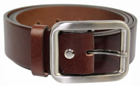 Pasek Skórzany Damski PAS-MAX (PL) Gładki 40 mm Skóra Licowa CIEMNY BRĄZOWY k506 Pasek Skórzany Damski PAS-MAX (PL) Gładki 40 mm Skóra Licowa CIEMNY BRĄZOWY k506