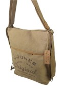 Torba JENNIFER JONES CANVAS Z Elementami Skórzanymi SŁOMIANA JJ4558