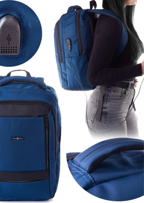 Wytrzymały Plecak Podróżny RGL PL14 CZARNY 43 x 29 x 12 [cm]