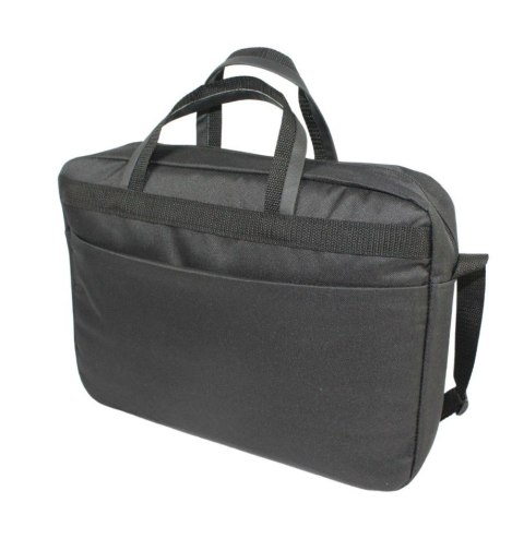 Materiałowa Pozioma Torba Męska Antoszczyk (PL) CZARNA 39 x 28 x 7 [cm]