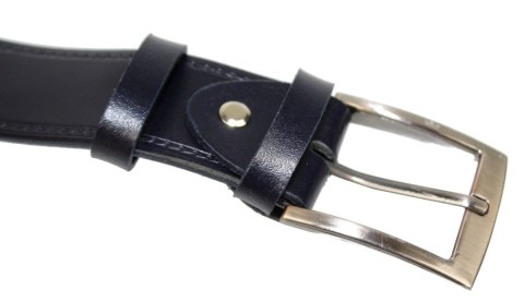 Pasek Męski Skórzany PAS-MAX (PL) Skóra Naturalna DW EXTRA 40 mm IMITACJA SZYCIA CIENKĄ NITKĄ CIEMNY GRANATOWY Pasek Męski Skórzany PAS-MAX (PL) Skóra Naturalna DW EXTRA 40 mm IMITACJA SZYCIA CIENKĄ NITKĄ CIEMNY GRANATOWY
