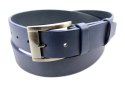 Pasek Skórzany Męski PAS-MAX (PL) Gładki 40 mm Skóra Licowa EXTRA GRANATOWY K82