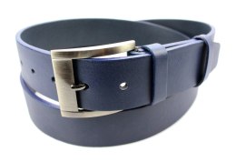 Pasek Skórzany Męski PAS-MAX (PL) Gładki 40 mm Skóra Licowa EXTRA GRANATOWY K82