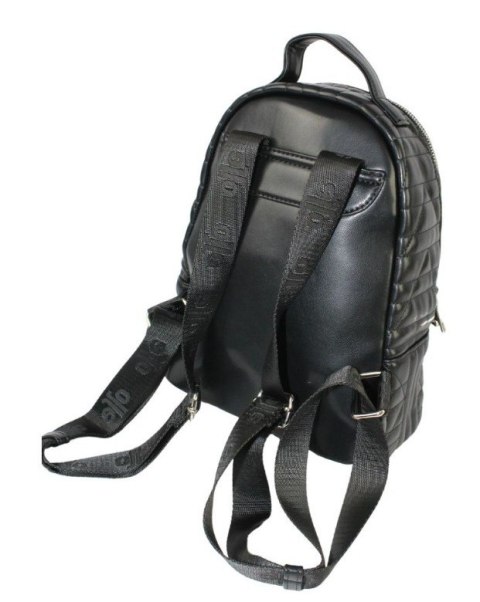 Pikowany Plecaczek Damski Czarny JENIFER JONES 3143 30 x 25 x 26 [cm]