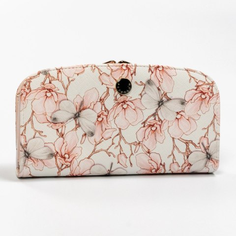 Portfel Damski PETERSON Klamra Na Zewnątrz Skóra Włoska Extra PTN 1841 18,5 x 10,5 x 3 [cm]